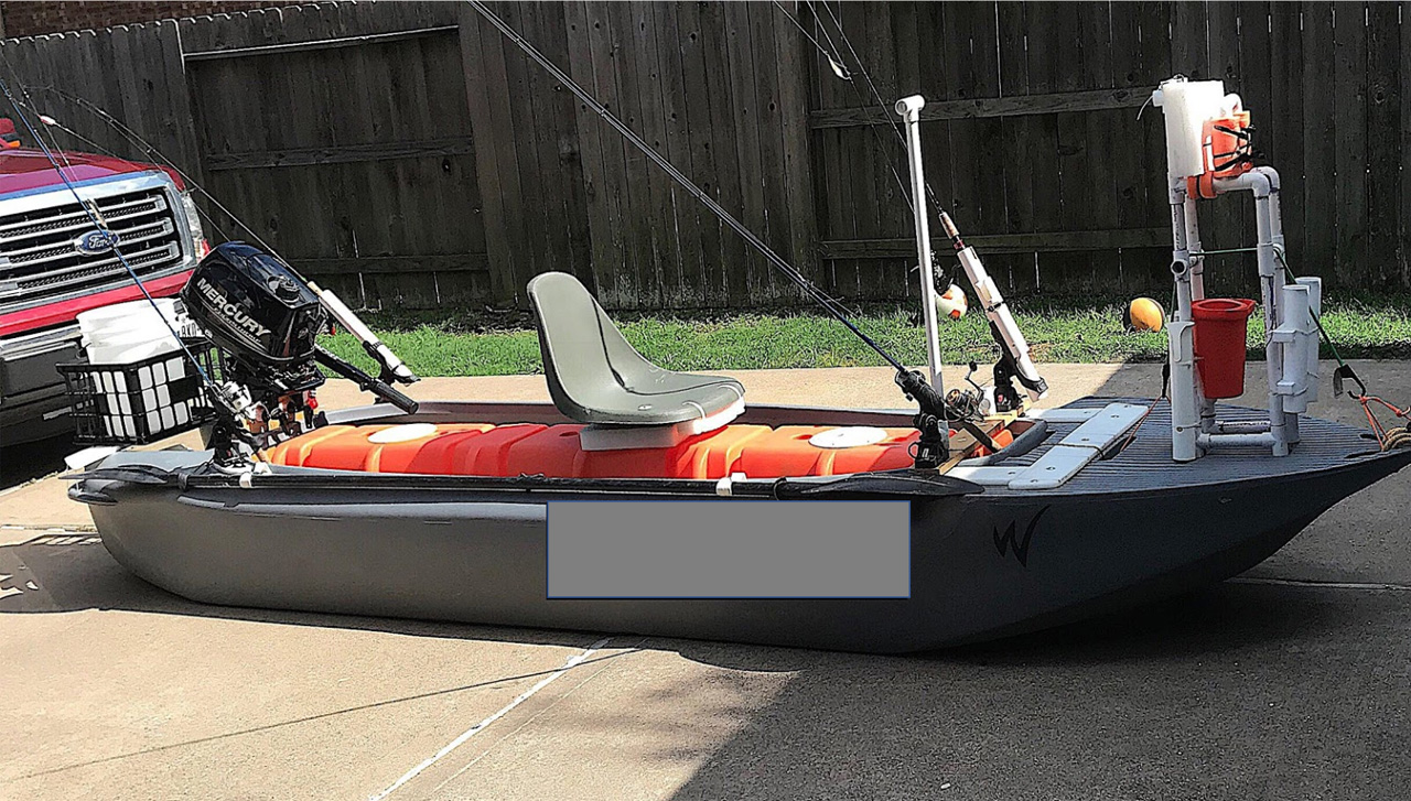 Wavewalk S4 flats boat with swivel seat, Texas